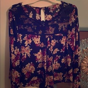 Charlotte Russe dressy top with lace